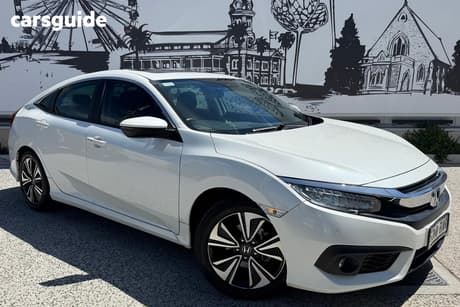 White 2018 Honda Civic Sedan Vti-Lx