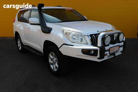 White 2012 Toyota Landcruiser Prado Wagon Gxl (4X4)