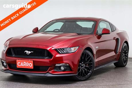 Red 2017 Ford Mustang Coupe Fastback Gt 5.0 V8