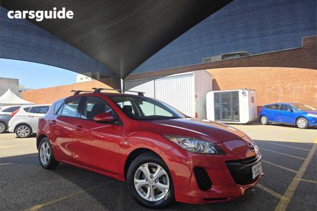 Red 2012 Mazda 3 Hatchback Neo
