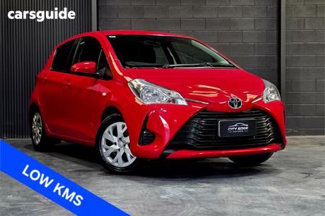 Red 2019 Toyota Yaris Hatchback Ascent
