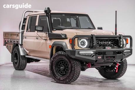 Beige 2025 Toyota Landcruiser 70 Series Double Cab Chassis Lc79 Gxl + Diff Locks
