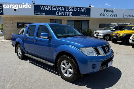 Blue 2012 Nissan Navara Dual Cab Pick-up St (4X4)