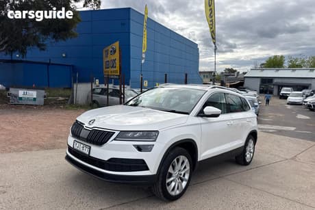 White 2019 Skoda Karoq Wagon 1.5 110Tsi