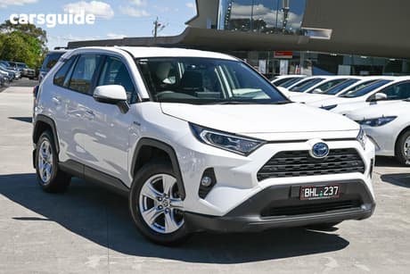 White 2020 Toyota RAV4 Wagon Gx Awd Hybrid (Nav)