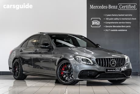 Grey 2020 Mercedes-Benz C63 Sedan S
