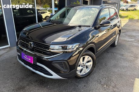 Black 2024 Volkswagen T-Cross Wagon 85Tfsi Life