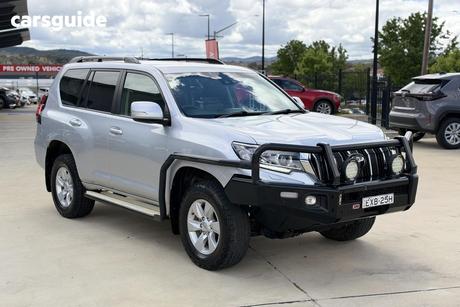 Silver 2022 Toyota Landcruiser Prado Wagon Gxl Flat Tailgate