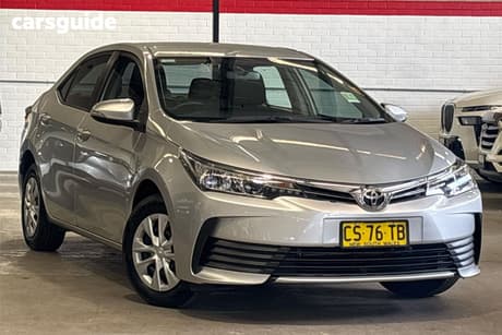 Silver 2019 Toyota Corolla Sedan Ascent