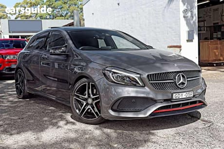 Grey 2015 Mercedes-Benz A250 Hatchback Sport