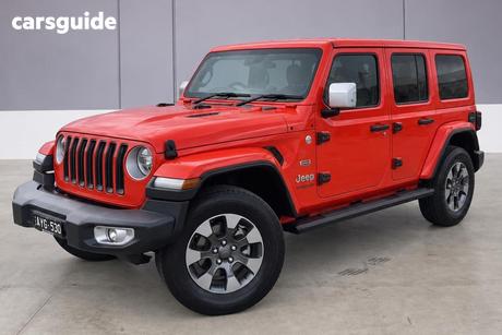 Orange 2018 Jeep Wrangler Unlimited Hardtop Overland (4X4)