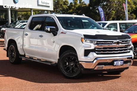 White 2023 Chevrolet Silverado Crew Cab Pickup 1500 Ltz Premium Tech Pack