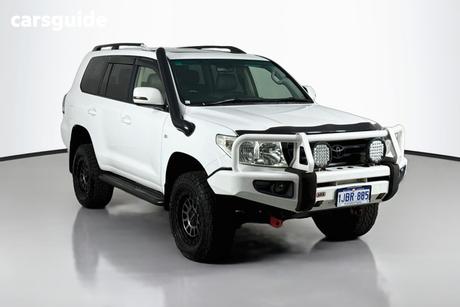 White 2011 Toyota Landcruiser Wagon Vx (4X4)