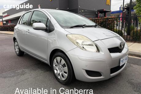 Silver 2008 Toyota Yaris Hatchback Yrs