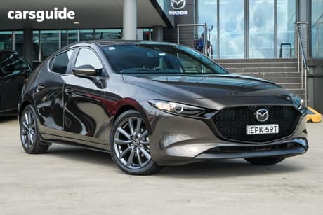 Silver 2021 Mazda 3 Hatchback G20 Evolve