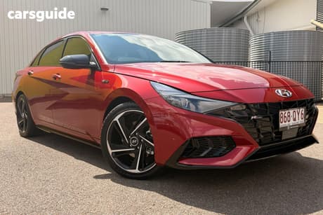 Red 2023 Hyundai I30 Sedan N Line Premium