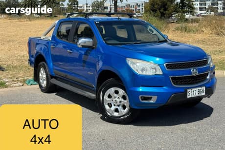 Blue 2013 Holden Colorado Crew Cab Pickup Ltz (4X4)