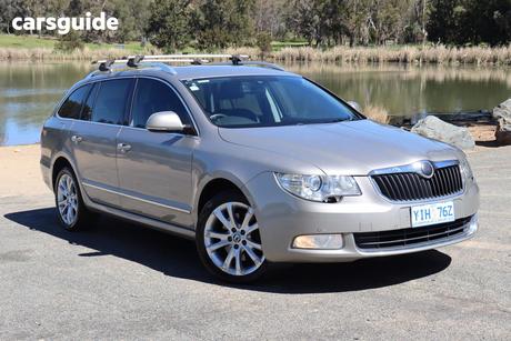 White 2012 Skoda Superb Wagon 125 Tdi Elegance