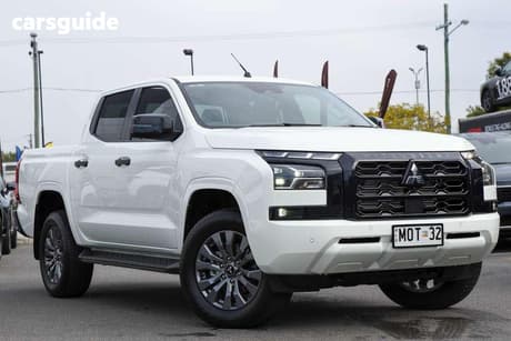 White 2026 Mitsubishi Triton Double Cab Pick Up Gls (4X4) 1T Payload
