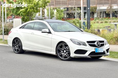 White 2014 Mercedes-Benz E400 Coupe