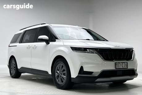 White 2021 Kia Carnival Wagon S