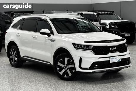 White 2022 Kia Sorento Wagon Sport 7 Seat