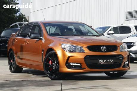 Orange 2017 Holden Commodore Sedan Ss-V Redline