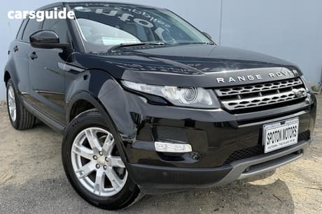 Black 2014 Land Rover Range Rover Evoque Wagon Td4 Pure