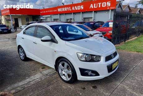 White 2013 Holden Barina Sedan Cdx