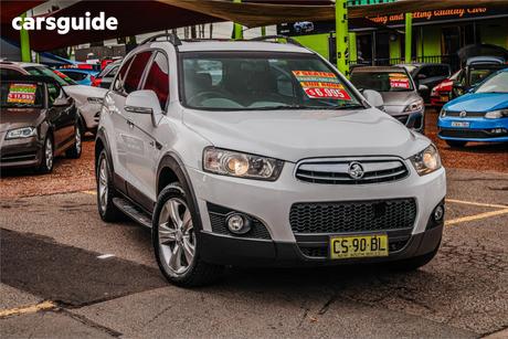 White 2012 Holden Captiva Wagon 7 Cx (4X4)