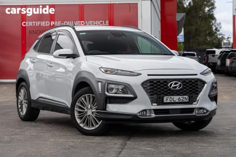 White 2017 Hyundai Kona Wagon Elite