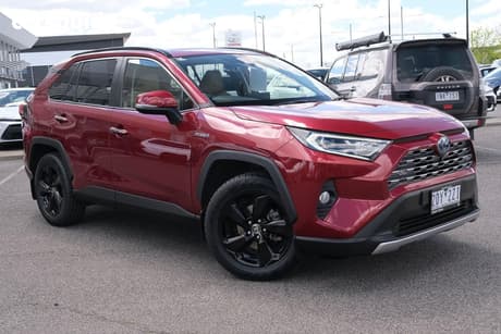 Red 2020 Toyota RAV4 Wagon Cruiser (Awd) Hybrid
