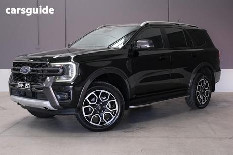 Black 2025 Ford Everest Wagon Wildtrak (4Wd)