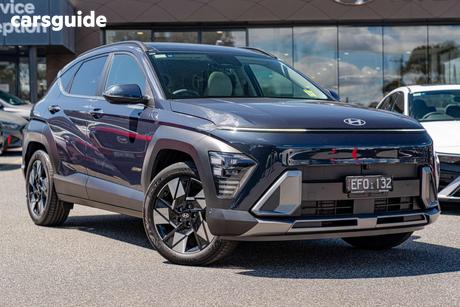 Blue 2026 Hyundai Kona Wagon Hybrid Premium