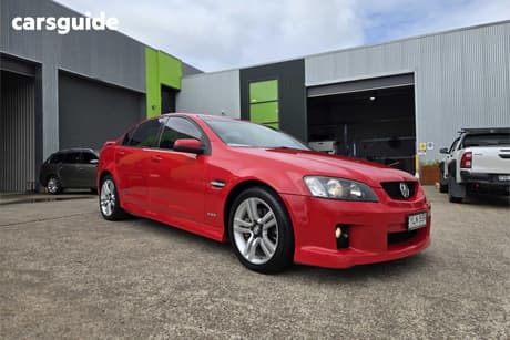 Red 2009 Holden Commodore Sedan Ss