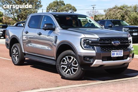 Silver 2026 Ford Ranger Double Cab Pick Up Sport 3.0 (4X4)