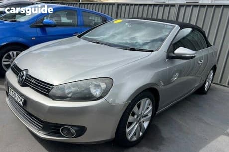 Silver 2012 Volkswagen Golf Cabriolet 118 Tsi