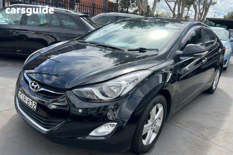 Black 2012 Hyundai Elantra Sedan Elite