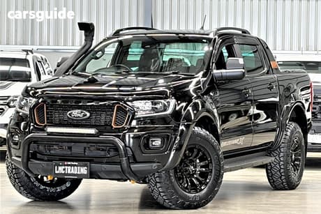Black 2021 Ford Ranger Double Cab Pick Up Wildtrak 2.0 (4X4)
