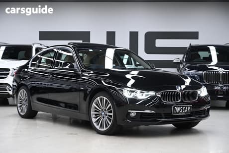 Black 2016 BMW 318I Sedan Luxury Line