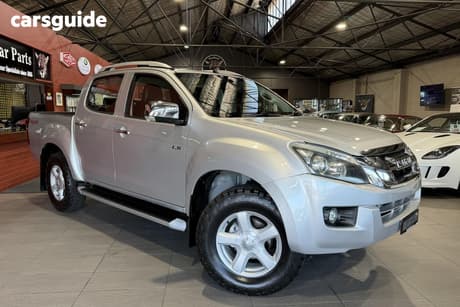 Silver 2012 Isuzu D-MAX Crew Cab Utility Ls-Terrain Hi-Ride (4X4)