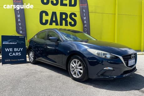 Blue 2015 Mazda 3 Sedan Neo