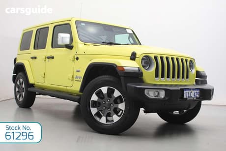 Yellow 2023 Jeep Wrangler Unlimited Hardtop Overland (4X4)