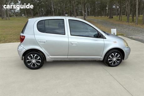 Silver 2003 Toyota Echo Hatchback
