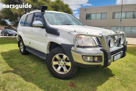 White 2007 Toyota Landcruiser Prado Wagon Gxl (4X4)