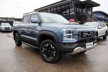 Blue 2025 BYD Shark 6 Dual Cab Utility Dual Motor Premium