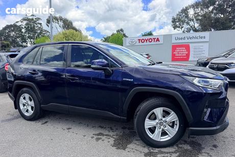 Blue 2020 Toyota RAV4 Wagon Gx 2Wd Hybrid