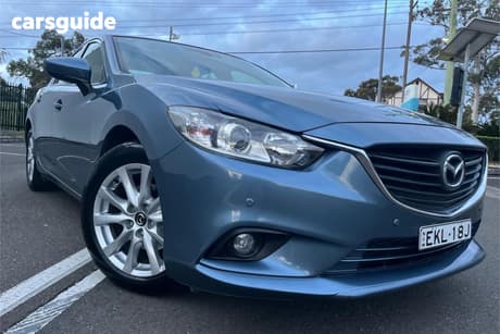 Blue 2014 Mazda 6 Sedan Touring