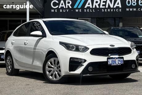 White 2018 Kia Cerato Hatch S BD MY19