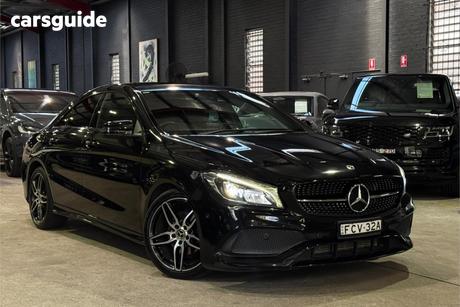 Black 2018 Mercedes-Benz CLA200 Coupe 200